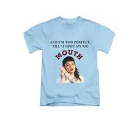 New Spirit Original I'm Too Perfect Text Lola Young Tee T-Shirt Funny Unisex T Shirt Top Sky Blue