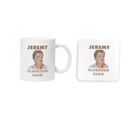 New Spirit Original Jeremy Clarkson Farm farmer farming iconic icon mug and coaster drinking set tea and coffee set cute mug and coaster aesthetic fun funny pretty
