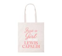 New Spirit Original Just a girl who loves Lewis tote bag scottish merch Songwriter Vocalist Lewis C cotton shopper shopping reusable bags