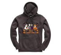 New Spirit Original Just a spooky goose, happy halloween autumn pumpkin witch bat skeleton spider Jumper Unisex Funny Adults Hoodie Jumper