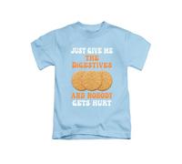 New Spirit Original Just give me The digestives Biscuits Tee T-Shirt Funny Unisex T Shirt Top Sky Blue