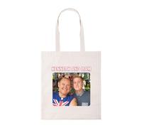 New Spirit Original Kenneth DuBeke and Lian Conroy tote bag cotton shopper shopping reusable bags meme novelty british icons comedy iconic funny fun