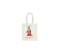 New Spirit Original Krampuss, Saint Nicholas christmas xmas festive novelty santa claus fun cat animal tote bag cotton shopper shopping bags reusable