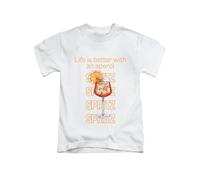 New Spirit Original Life is Better with an aperol Spritz, Summer Cocktail Cute Cool Tee T-Shirt Funny Unisex T Shirt Top White