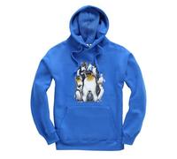 New Spirit Original Penguin montage, penguins cute animal animals Unisex Funny Kids Hoodie Jumper Royal Blue
