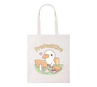 New Spirit Original Producktive, Ducks Duck Silly Weird Novelty Jokes tote bag cotton shopper shopping bag reusable bags cool fun joke humour novelty jokes