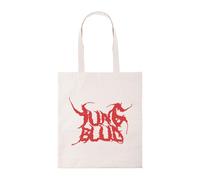 New Spirit Original Red text Yungblud, iconic cool trend pop punk rock trendy tote bag cotton shopper shopping reusable bag