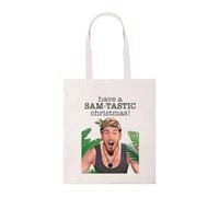 New Spirit Original Sam-tastic christmas, Sam - Thompson xmas festive winter novelty meme tote bag cotton shopper shopping bag reusable