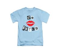 New Spirit Original So Fetch Lips Block Letters Tee T-Shirt Funny Unisex T Shirt Top Sky Blue