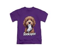 New Spirit Original Sockapoo, Dog Dogs Puppy Cavapoo Cockapoo Tee T-Shirt Funny Unisex T Shirt Top Purple