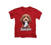 New Spirit Original Sockapoo, Dog Dogs Puppy Cavapoo Cockapoo Tee T-Shirt Funny Unisex T Shirt Top Red