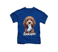 New Spirit Original Sockapoo, Dog Dogs Puppy Cavapoo Cockapoo Tee T-Shirt Funny Unisex T Shirt Top Royal Blue