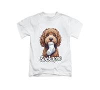 New Spirit Original Sockapoo, Dog Dogs Puppy Cavapoo Cockapoo Tee T-Shirt Funny Unisex T Shirt Top White