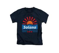 New Spirit Original Solana Resort Benidorm 3 Stars, Iconic icon British Comedy Humour Meme Tee T-Shirt Funny Unisex T Shirt Top Show Series Iconic Navy Blue