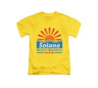 New Spirit Original Solana Resort Benidorm 3 Stars, Iconic icon British Comedy Humour Meme Tee T-Shirt Funny Unisex T Shirt Top Show Series Iconic Yellow