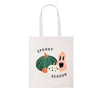 New Spirit Original Spooky season pumpkins, novelty cute cool autumn happy halloween bat tote bag cotton shopper shopping bags reusable