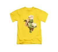 New Spirit Original Tiny Chef Garlic and Backpack mini Chef Cook Cooking Tee T-Shirt Funny Unisex T Shirt Top Yellow