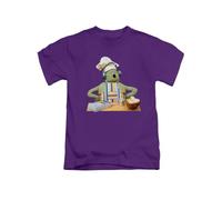 New Spirit Original Tiny Chef Headphones mini Chef Cook Cooking Tee T-Shirt Funny Unisex T Shirt Top Purple