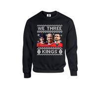 New Spirit Original We three kings football version, footy footballer christmas xmas festive meme novelty joke Unisex Funny Adults Sweatshirt Jumper