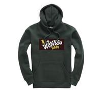 New Spirit Original Wonka bar Unisex Funny Kids Hoodie Jumper Forest Green