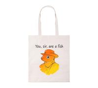 New Spirit Original You sir are a fish tote bag cotton shoper shopping bag reusable bags trending trendy cool iconic fishes fish pun joke meme novelty humour silly weird