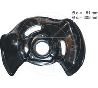 Fits AIC 56413 SPLASH PANEL, BRAKE DISC, LEFT FRONT