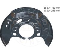 A.I.C. Splash Panel 58261 – Brake Disc Backing Plate, Front Left Zinc-Coated for Toyota Yaris/Vitz