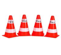 New Sports 63086 Toy Traffic Cones Set of 4 Height 23 cm