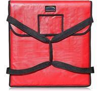 New Star 50110 Insulated Pizza Delivery Bag, 22 by 22 by 5-Inch, Red