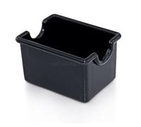 New Star Foodservice 1028669 Plastic Sugar Packet Holder, Black, Set of 12