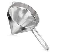 New Star Foodservice 34233 China Cap/Chinois Strainer, 18/8 Stainless Steel, 8-Inch, 3mm Coarse Perforations