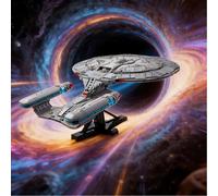 New Star Trek: American Enterprise NCC-1701-D Building Blocks Creative Model Decoration Children's Christmas Toy Gift Set No box Paper manual