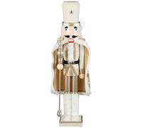 New Starry Night Nutcracker, All Set to Welcome Guests Into Your home this Christmas, Decorated With Shiny Jewels and A Soft Beard To Bring that Festive Feeling - 61cm - Gold