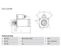Bosch 0 986 024 390 Starter