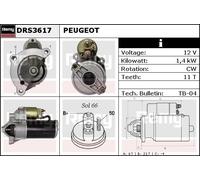 STARTER DRS3617 FOR SUZUKI VITARA/Cabrio ESCUDO SIDEKICK/SUV PEUGEOT 205/II 1.9L