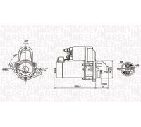 MAGNETI MARELLI 063721257010 Starter motor