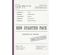 New Starter Pack: A Funny Office Notebook and New Job Gift for Surviving Your First Weeks at Work