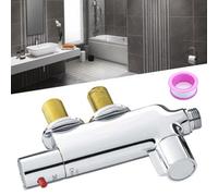 New Static Caravan V100 Vertical Thermostatic Shower Mixer 45mm Centres Genuine