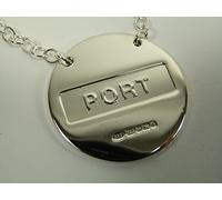 New Sterling Silver Round Decanter/Wine Label - Port - Boxed