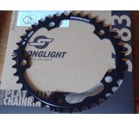NEW STRONGLIGHT 9/10 SPEED 130BCD BLACK CHAINRINGS, 38-53t