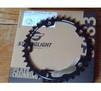 NEW STRONGLIGHT 9/10 SPEED 130BCD BLACK CHAINRINGS, 38-53t