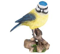 New Stunning Bird Ornament Adding A Sense Of Colour and Charm In Your Garden, Great For Walls, Tables and Furniture, Perfect For Decorating Your Garden or Patio - Blue Tit.