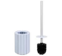 New Stunning Blue Scalloped Ceramic Cleaning Toilet Brush And Holder Practical & Decorative Toilet Bowl Brush and Holder Any Modern Bathroom Decor -A29