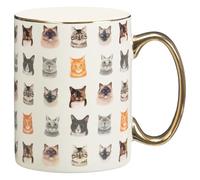 New Stunning Cat Print Mug Tea or Coffee Enthusiasts Drinking Cup Purrfect for Cat Lovers Gift - A63
