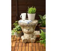 New Stunning Ceramic Bear Plant Stand, Making A Stunning Addition To Your Garden, Perfect As A Cute Addition To Your Outdoor Space, Perfect For Your Luxurious Room - Multicolored - MM25.