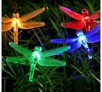 New Stunning Dragonfly Solar Powered Colour Changing Solar Stake Light Ultra Bright LED Light Garden Feature by Day Solar Light by Night Auto On at Dusk Garden Decor -A86