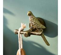 New Stunning Gold Parrot Wall-Mounted Towel Hook - Eye-Catching Decorative Hook with Antique Brass Finish - Ideal for Towels, Robes, or Clothes - Stylish Bathroom or Entryway Décor - M50