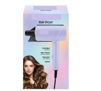 New Stunning Hair Dryer, Complete with A Soft Touch Mattte Finish and Two Heat Settings, Great for Travel Due to Its Foldable Handle, Perfect for Your Homes Or You Can Gift It Too -1600w - Lilac