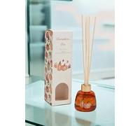 New Stunning Pumpkin Pie Vanilla Reed Diffuser - Cozy Autumn Home Fragrance in Festive Orange Glass Warm Spiced Scent with Apple, Cinnamon & Caramel Notes Perfect for Any Space, Seasonal Home Décor-T4