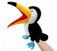 New style Cute Bird Hand Puppet Plush Toy Doll Storytelling Parrot Cloth Doll Thanksgiving Gift Toucan